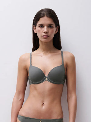 Chantelle - Romance Covering T-Shirt Bra Vert Argile
