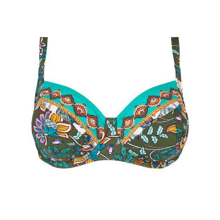 Lise Charmel - Fleur Persane Balconet Top Bronze Persanne Balcony Bikini Lise Charmel Swimwear 