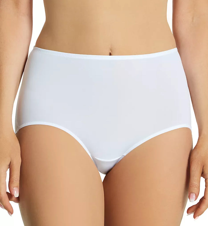 Naomi & Nicole Shapewear - No Show No Lines Micro Brief White