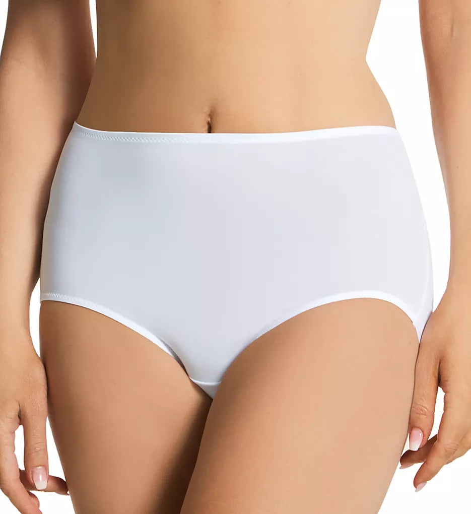 Naomi & Nicole Shapewear - No Show No Lines Micro Brief White