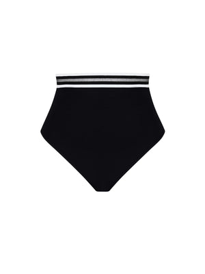 Lise Charmel Swimwear - Energie Nautique High Waist Bikini Noir Silver