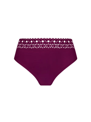 Lise Charmel Swimwear - Ajourage Couture High Waist Adjustable Bikini Ajourage Prune