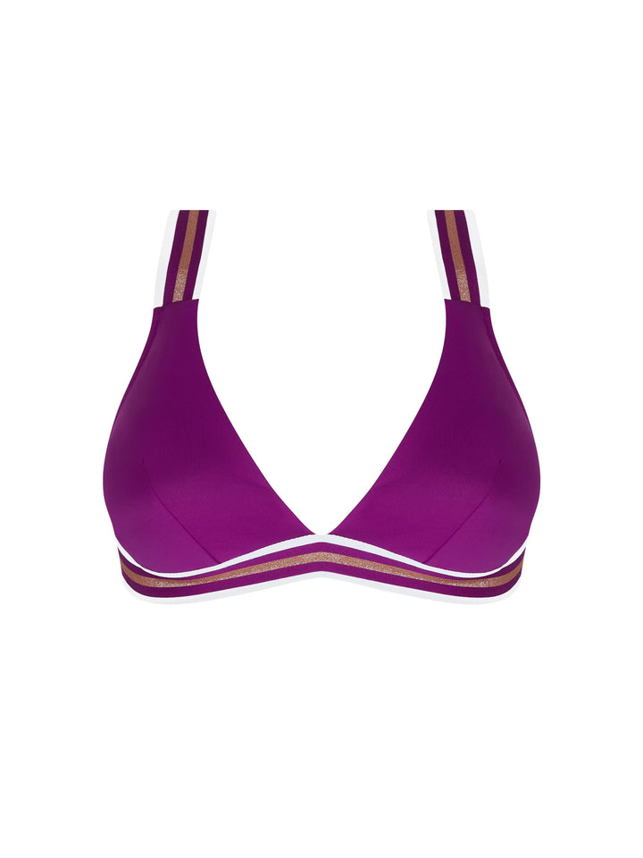 Lise Charmel Swimwear - Energie Nautique Triangle Bikini Top Cassis Gold