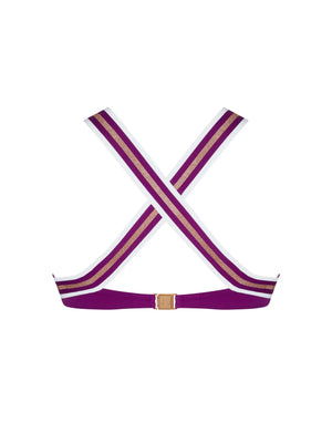 Lise Charmel Swimwear - Energie Nautique Triangle Bikini Top Cassis Gold