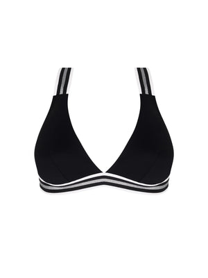 Lise Charmel Swimwear - Energie Nautique Triangle Bikini Top Noir Silver