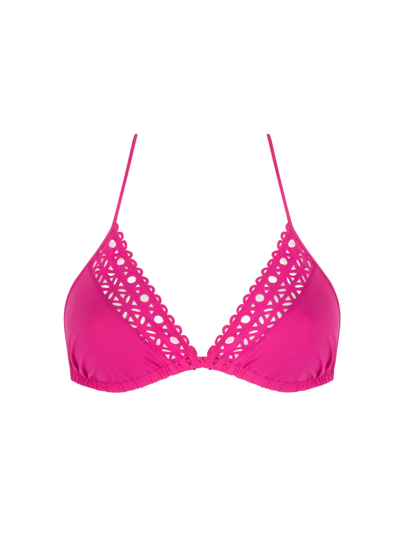Lise Charmel Swimwear - Ajourage Couture Soft Padded Triangle Bikini Ajourage Fuchsia