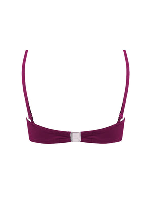 Lise Charmel Swimwear - Ajourage Couture Padded Strapless Bikini Ajourage Prune