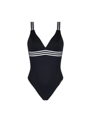 Lise Charmel Swimwear - Energie Nautique Wireless Swimsuit Noir Silver