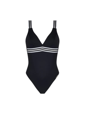 Lise Charmel Swimwear - Energie Nautique Wireless Swimsuit Noir Silver