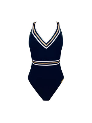 Lise Charmel Swimwear - Energie Nautique Non Wire Halter Swimsuit Encre Nautique