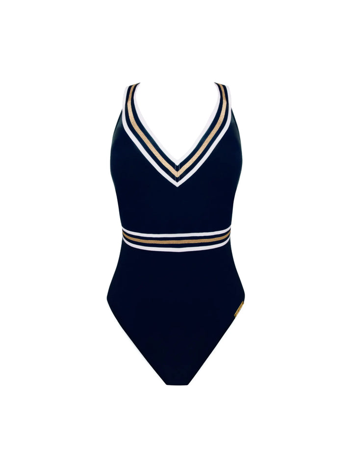 Lise Charmel Swimwear - Energie Nautique Non Wire Halter Swimsuit Encre Nautique
