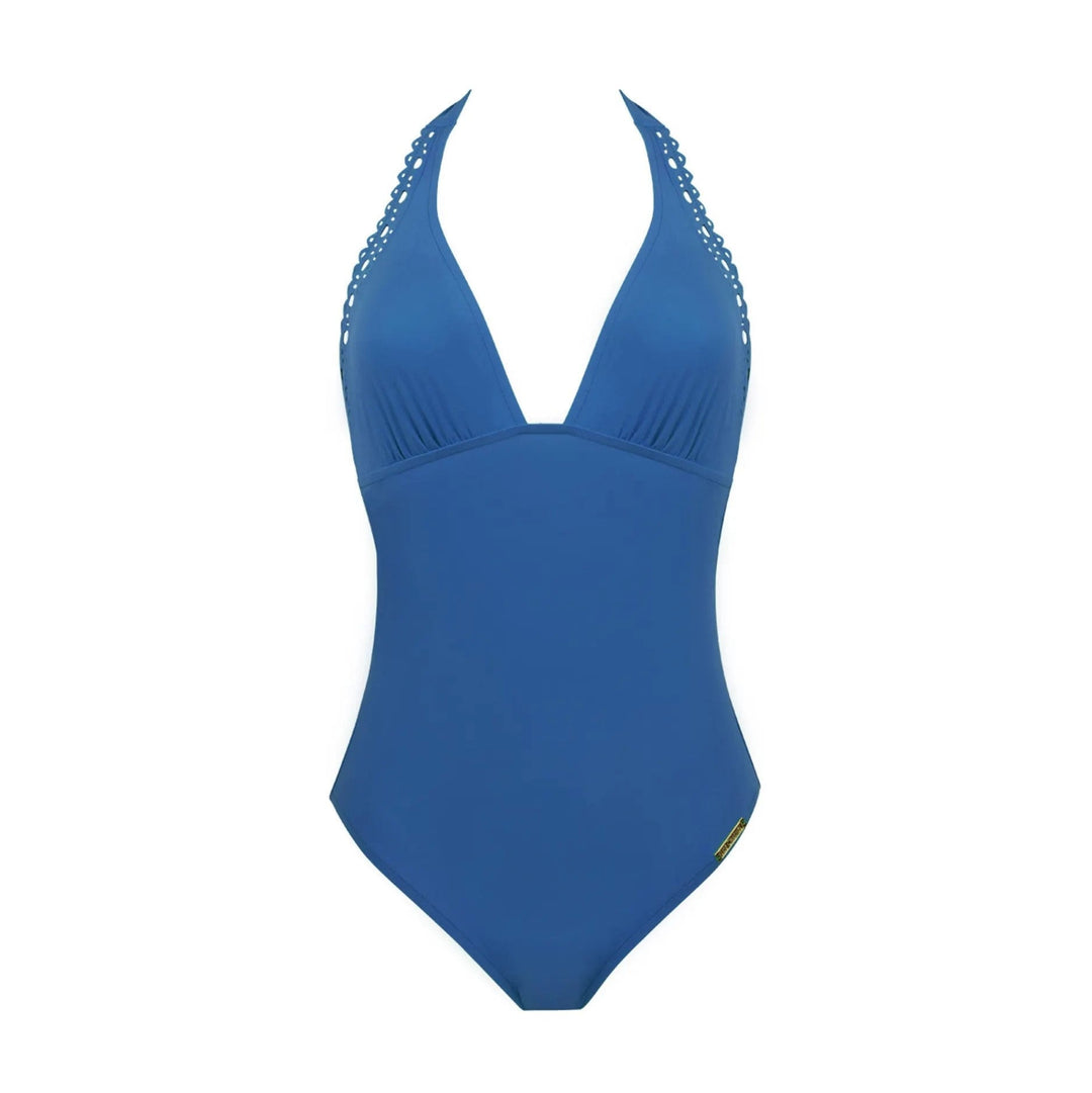 Lise Charmel - Ajourage Couture 플런지 백 수영복 Nuage Ajourage Plunge Swimsuit Lise Charmel 수영복