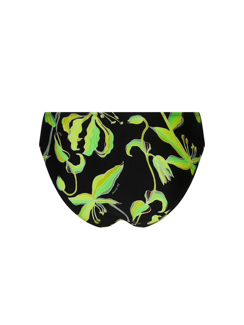 Lise Charmel Swimwear - Fleurs De Nuit Wide Side And Bottom Bikini Brief Nuit Luciole