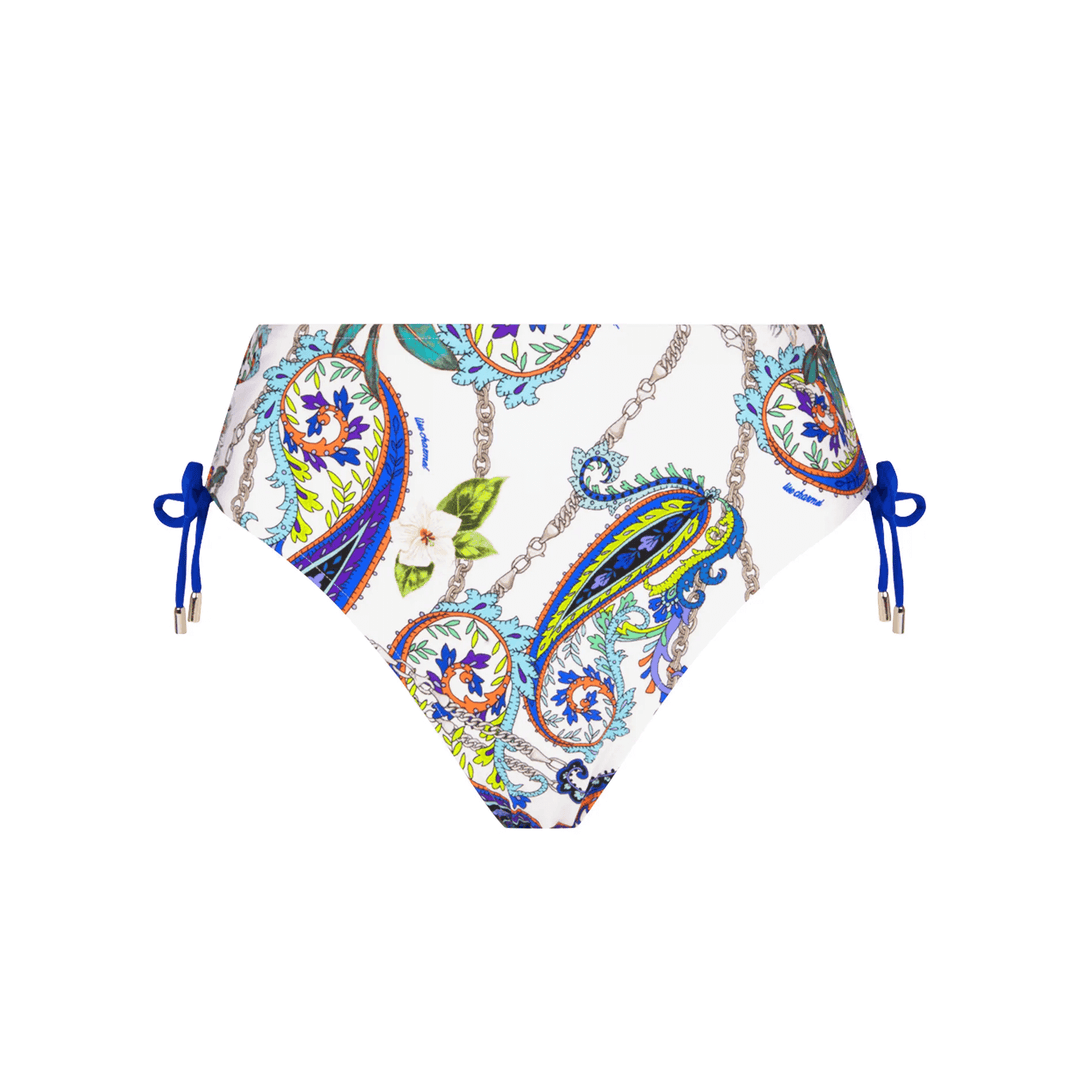 Lise Charmel - Odyssee Cashmer Bikini Classic With Ties Adjustable Bleu Cashmer Full Bikini Brief Lise Charmel Swimwear 