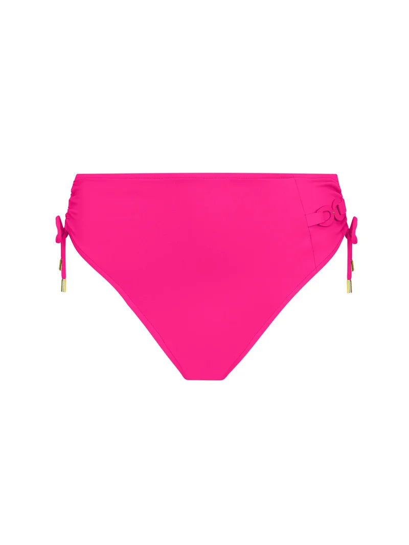 Lise Charmel Swimwear - Grace Infinie Classic Bikini With Adjustable Ties Tresses Fuschia