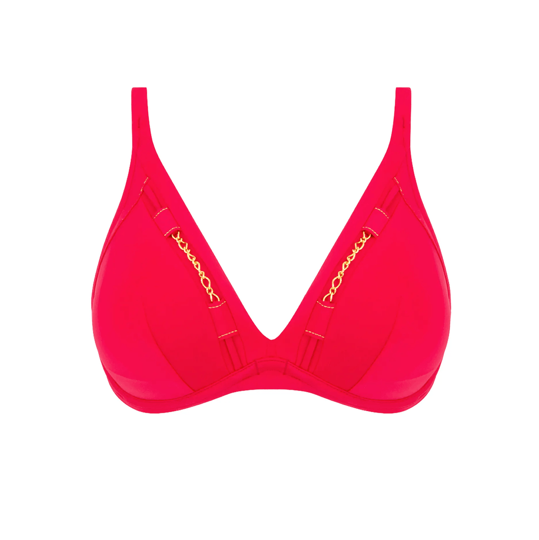 Lise Charmel - D'Or Et De Chaines Triangle Contour Underwire Framboise Or Triangle Bikini Lise Charmel Swimwear 