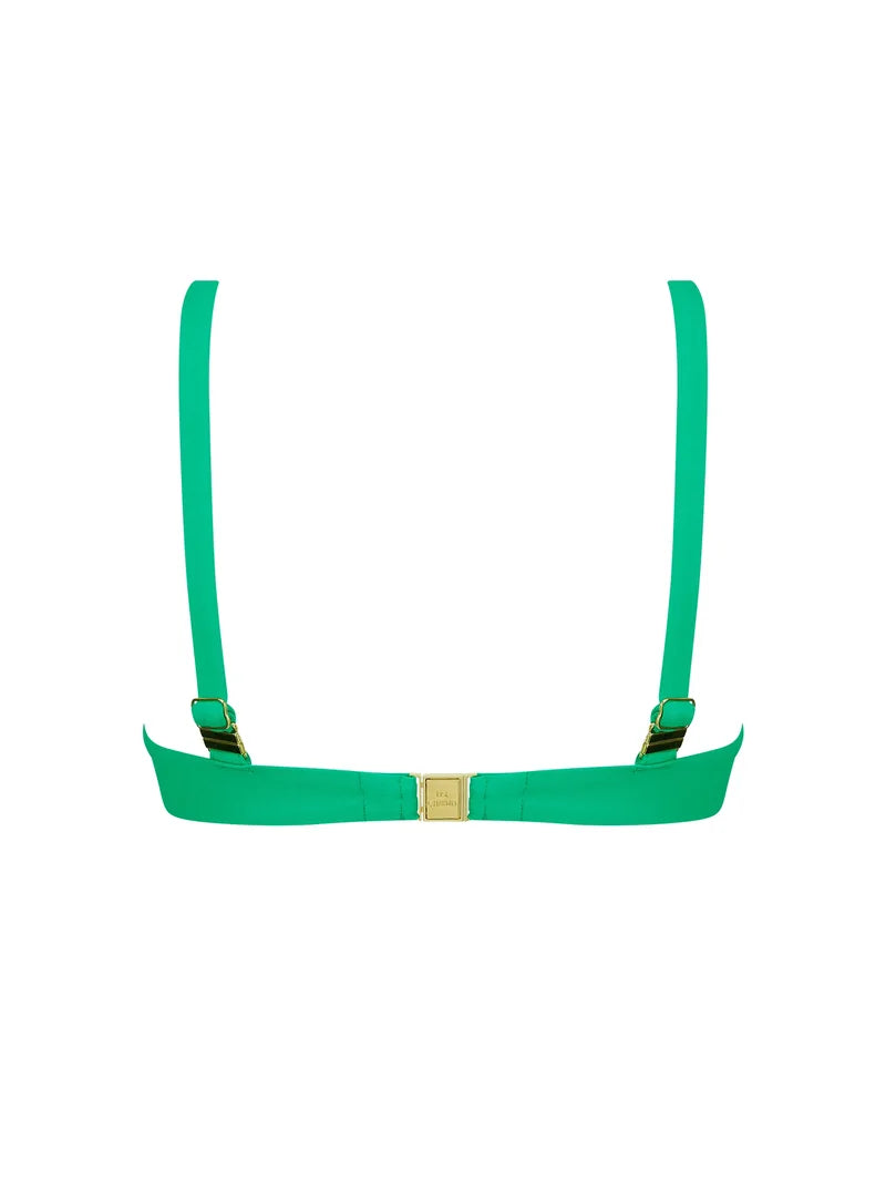 Lise Charmel Swimwear - Grace Infinie Underwired Triangle Bikini Emeraude Infini