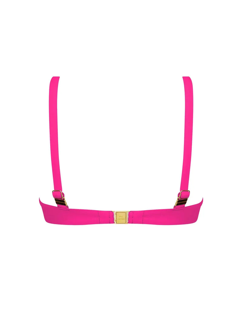 Lise Charmel Swimwear - Grace Infinie Underwired Triangle Bikini Tresses Fuschia