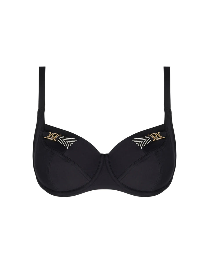 Lise Charmel Swimwear - Horizon Boreal Balconet Top Noir Boreal