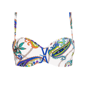 Lise Charmel Swimwear - Odyssee Cashmer Cropped Bustier Bleu Cashmer