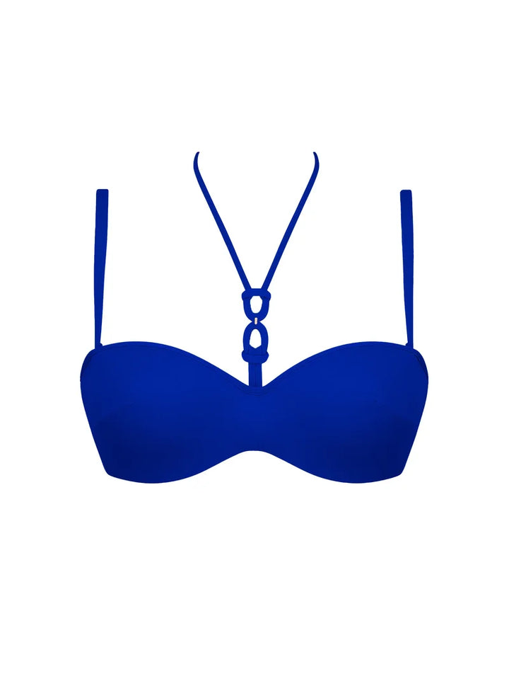 Lise Charmel Swimwear - Grace Infinie Cropped Bustier Bleu Infini