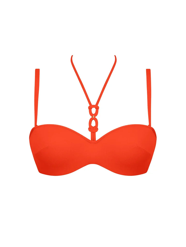 Lise Charmel Swimwear - Grace Infinie Cropped Bustier Orange Infini