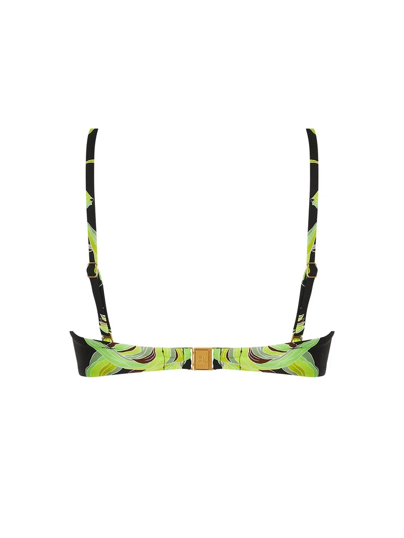 Lise Charmel Swimwear - Fleurs De Nuit Cropped Bustier Nuit Luciole