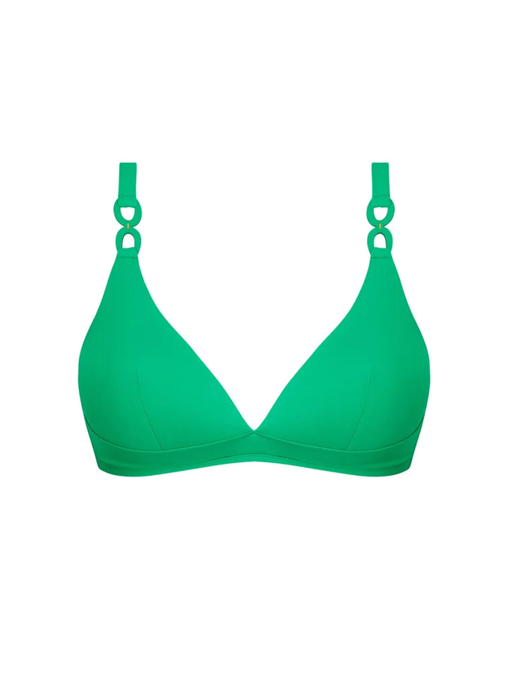 Lise Charmel Swimwear - Grace Infinie Wireless Padded Triangle Bikini Emeraude Infini