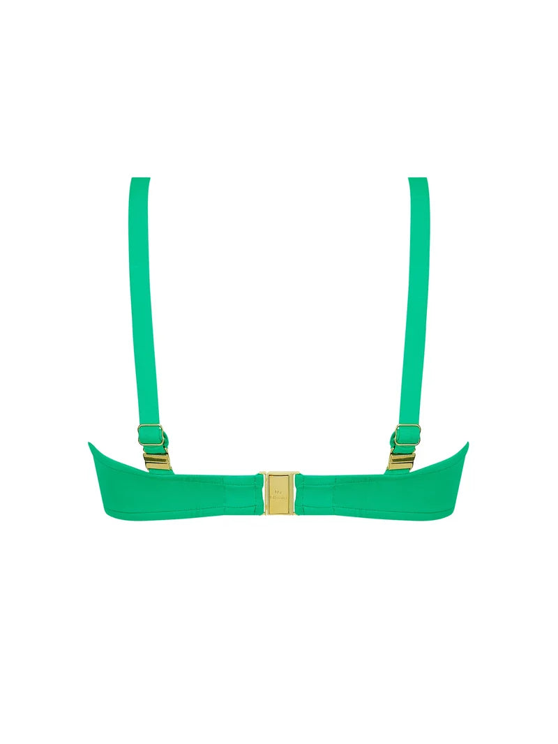 Lise Charmel Swimwear - Grace Infinie Wireless Padded Triangle Bikini Emeraude Infini
