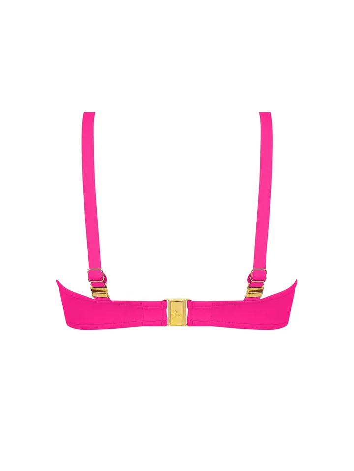 Lise Charmel Swimwear - Grace Infinie Wireless Padded Triangle Bikini Tresses Fuschia
