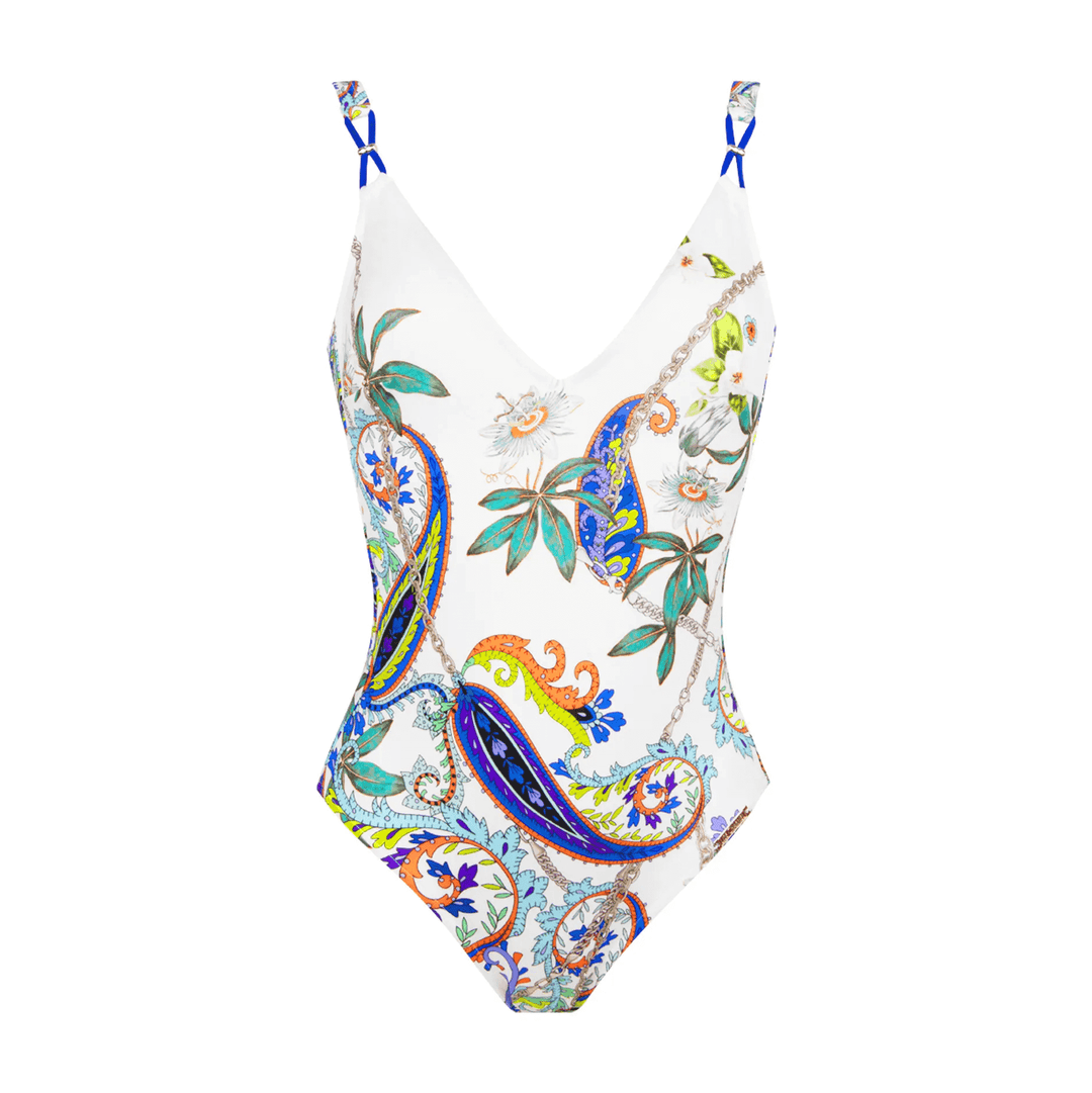 Lise Charmel Swimwear - Odyssee Cashmer Non Wire Swimsuit Bleu Cashmer