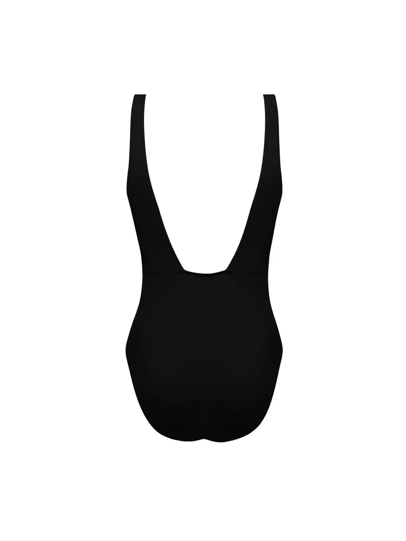 Lise Charmel Swimwear - Grace Infinie Wireless Low-Back Swimsuit Noir