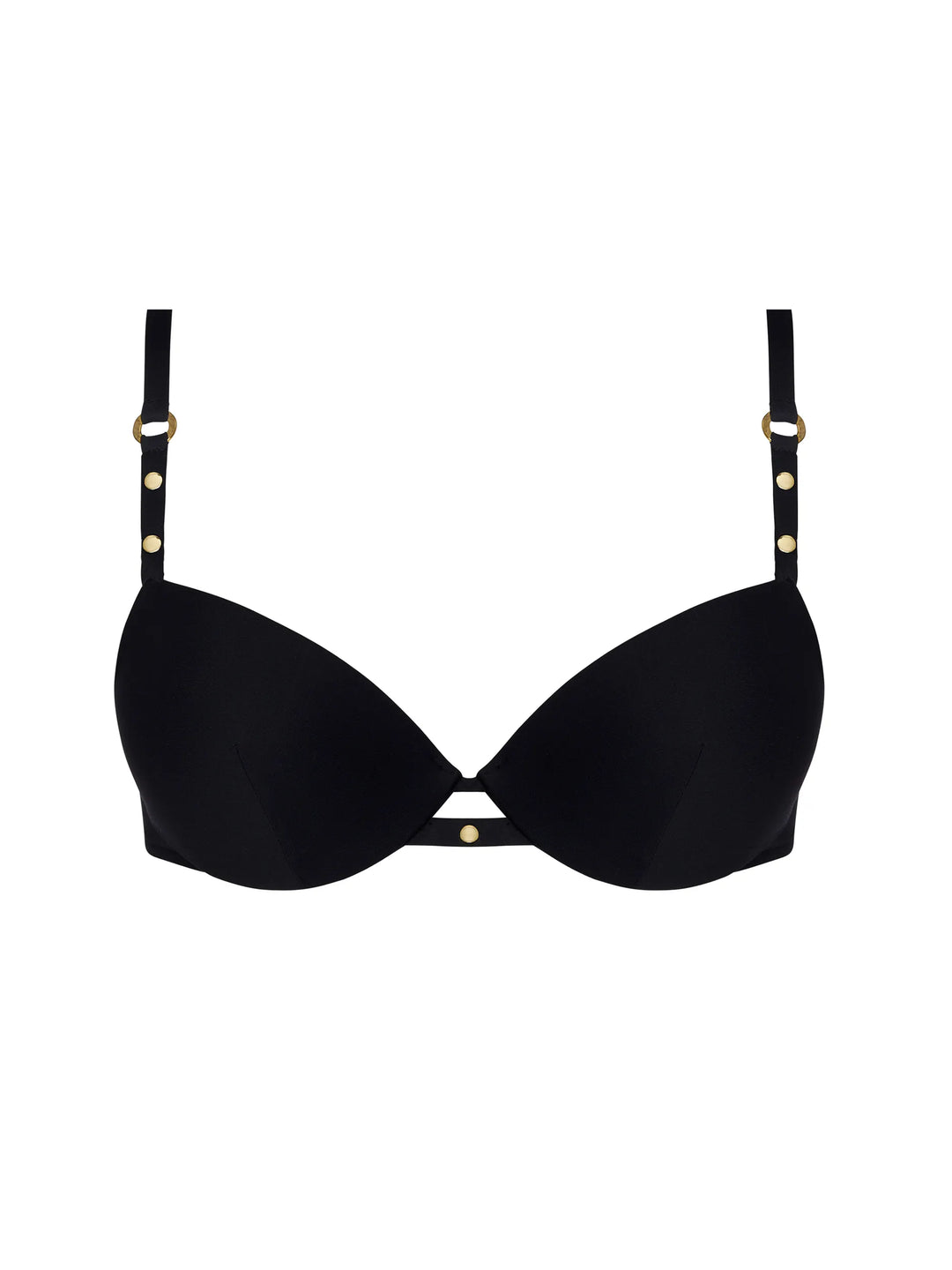 Lise Charmel Swimwear - Eclat Rock Padded Plunge Bikini Top Noir