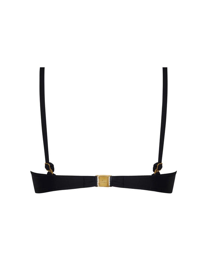 Lise Charmel Swimwear - Eclat Rock Padded Plunge Bikini Top Noir