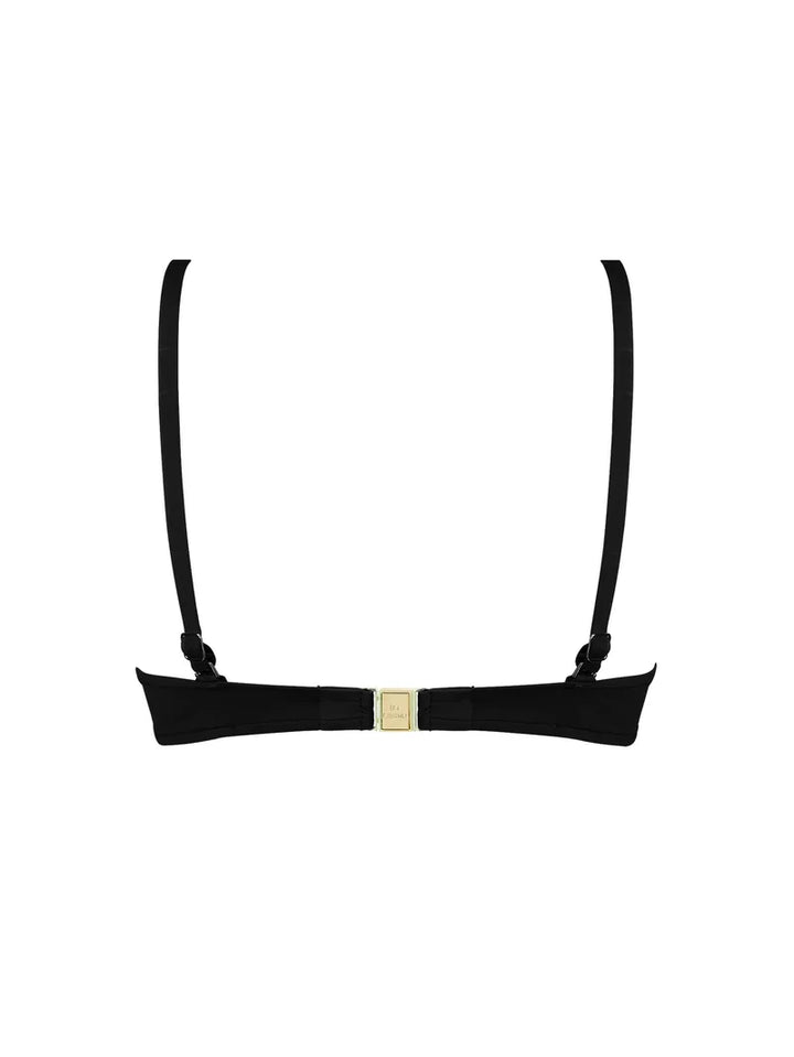 Lise Charmel Swimwear - Grace Infinie Padded Plunge Bikini Top Noir