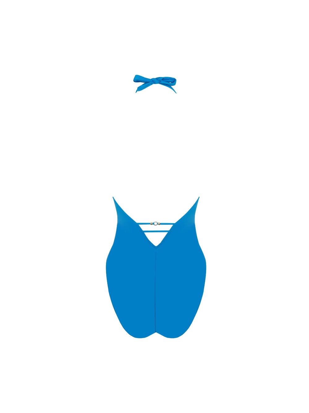 Lise Charmel - Beaute Pure N/W Seduction Halter Swimsuit Bleu Beaute Costume da bagno con scollo profondo Lise Charmel Swimwear