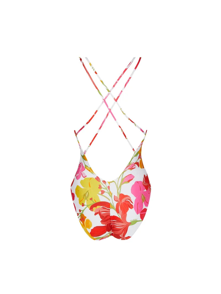 Lise Charmel Swimwear - Envolee Florale Wireless Seduction Halter Swimsuit Bouquet Floral