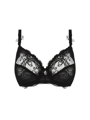 Lise Charmel - Soir De Venise 3 Parts Full Cup Bra Noir Diamant