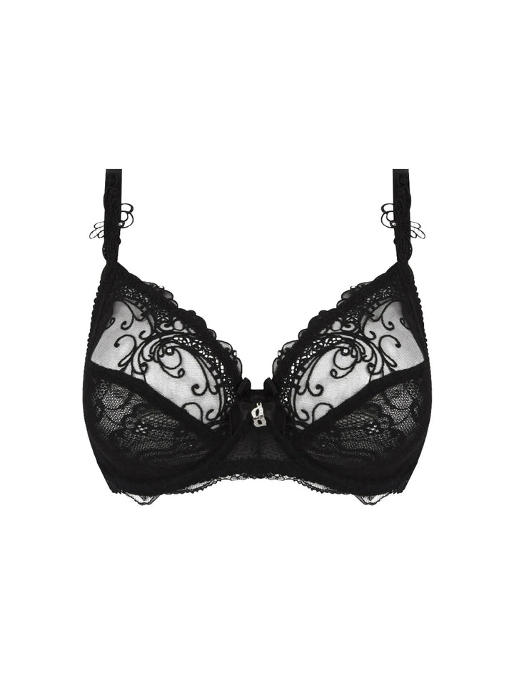 Lise Charmel - Soir De Venise 3 Parts Full Cup Bra Noir Diamant