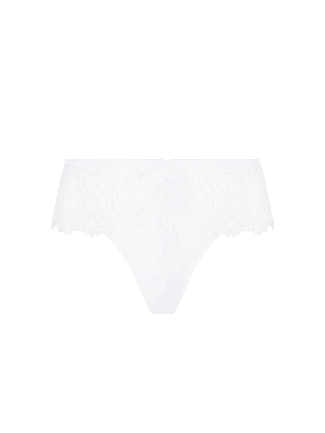 Lise Charmel - Shorty Dressing Floral Blanc