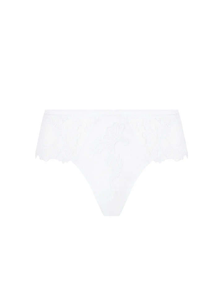 Lise Charmel - Shorty Dressing Floral Blanc