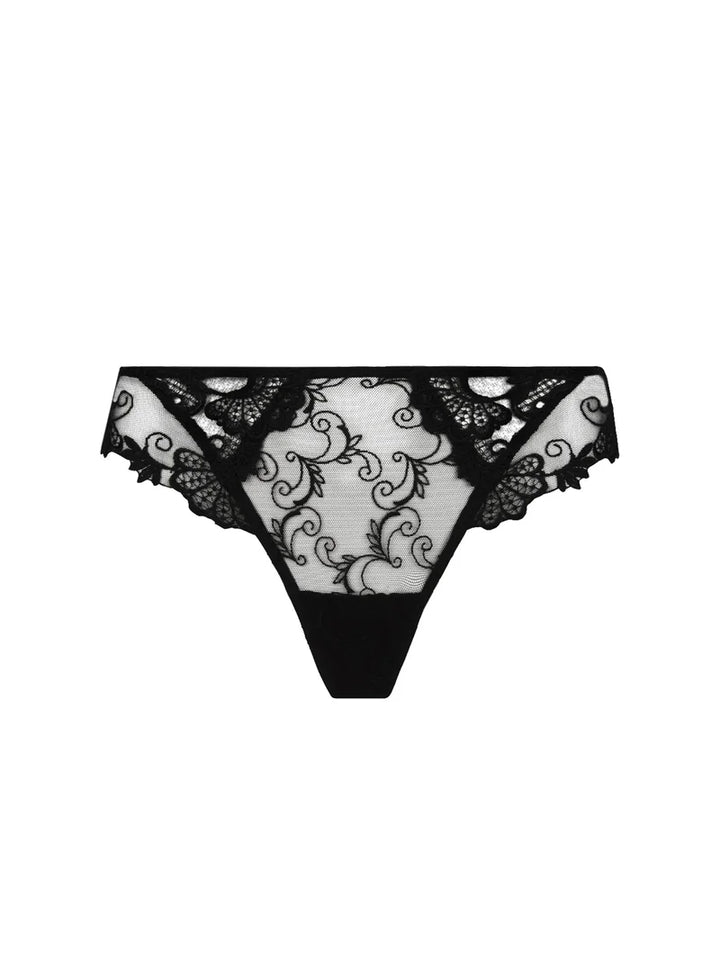 Lise Charmel - Dressing Floral Sexy Thong Plus Noir