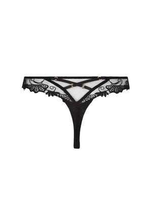 Lise Charmel - Dressing Floral Sexy Thong Plus Noir