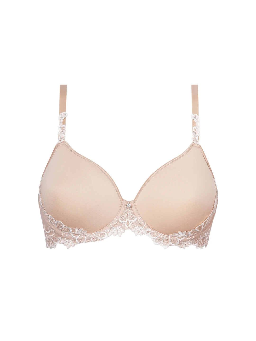 Lise Charmel - Dressing Floral Heartshaped Spacer Plunge Bra Ambre Nacre