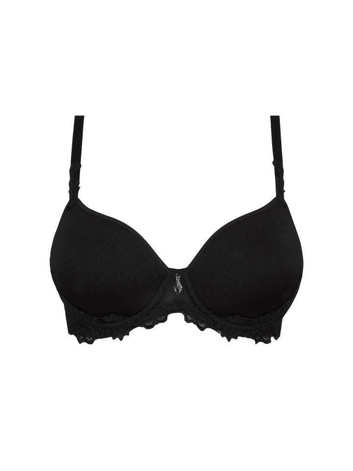 Lise Charmel - Dressing Floral Heartshaped Spacer Plunge Bra Noir
