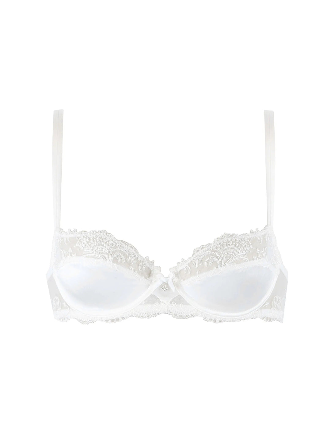 Lise Charmel - Splendeur Soie Reggiseno Mezza Coppa Ecru Madreperla