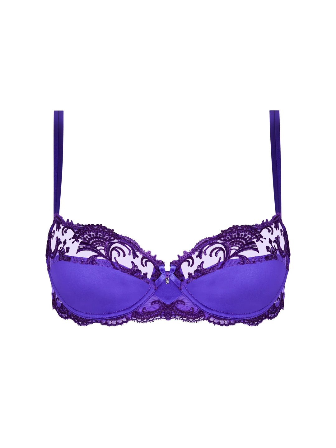 Lise Charmel - Reggiseno a mezza coppa Splendeur Soie Ocean Bleu