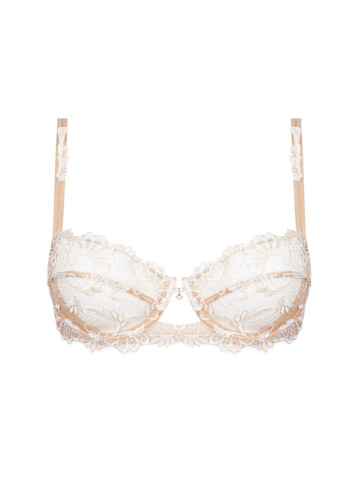 Lise Charmel - Dressing Floral Half Cup Bra Ambre Nacre