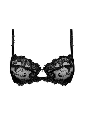 Lise Charmel - Dressing Floral Half Cup Bra Noir