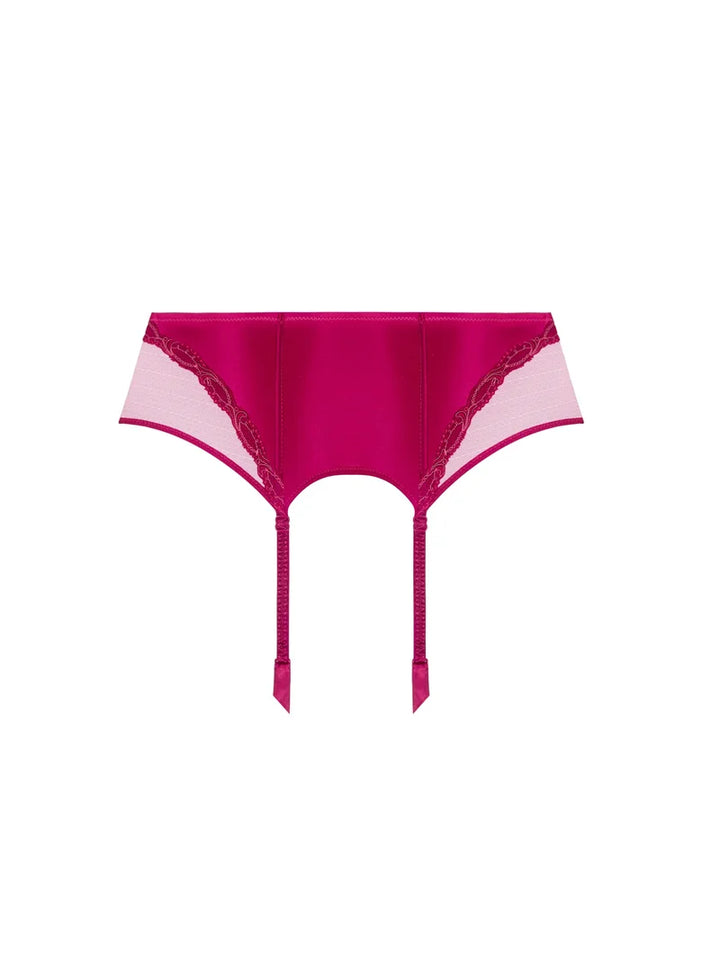Lise Charmel - Splendeur Soie Covering Suspender Belt Splendeur Carmin